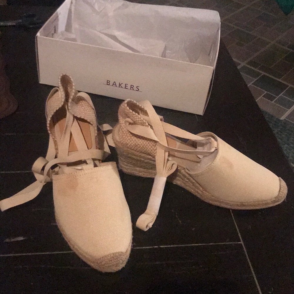 bakers espadrille wedge sandals